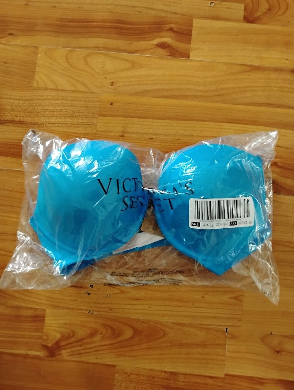 New Victoria's Secret Turquoise Super Push Up Bra